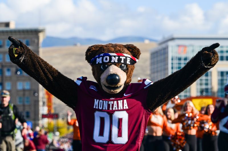 Monte at homecoming parade