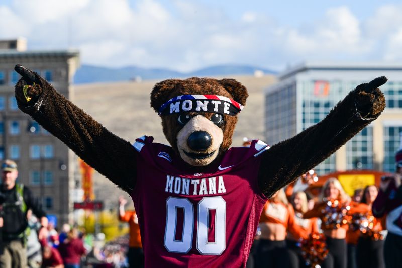 Monte at homecoming parade