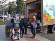 Students volunteering