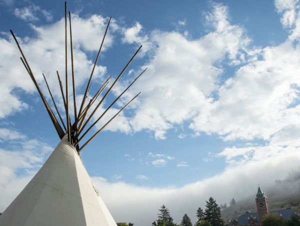 Teepee on the Oval