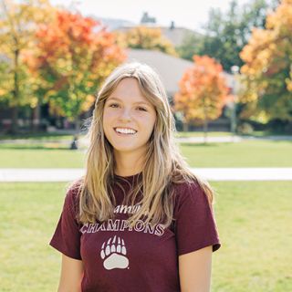 A student at the University of Montana