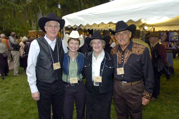Donors attend the Invest in Discovery campaign kickoff event, circa 2005.
