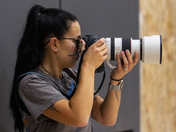Students at the first Photo Workshop