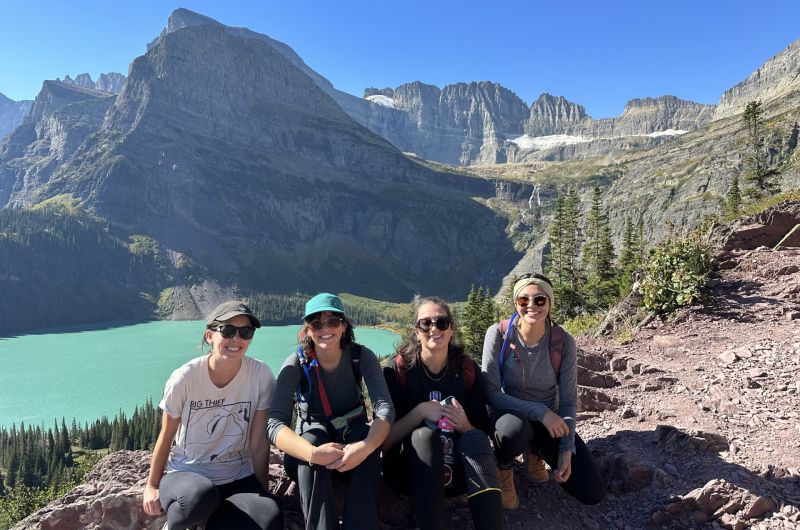 image of researchers in ET Lab in Glacier Park