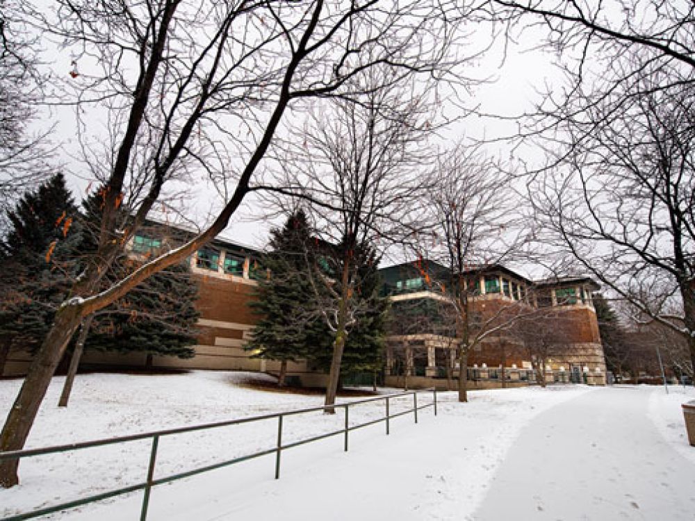 UM's Gallagher Business Building pictured from the outside