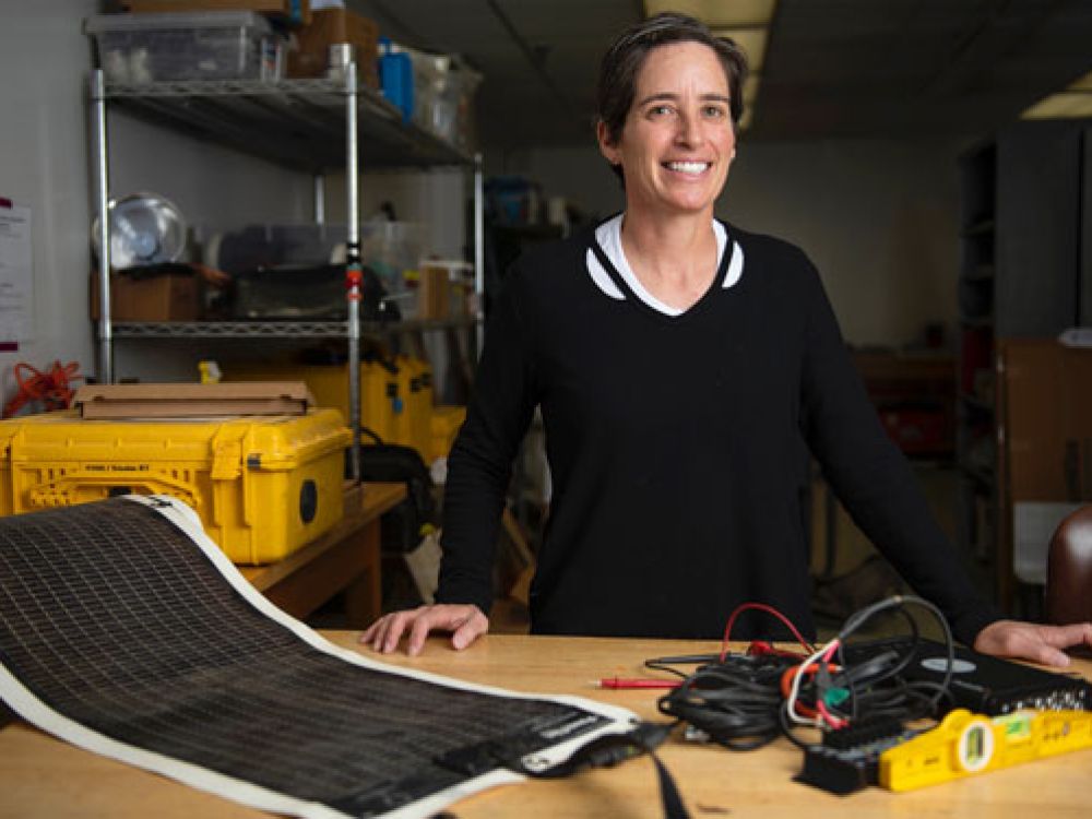 UM geosciences Professor Rebecca Bendick