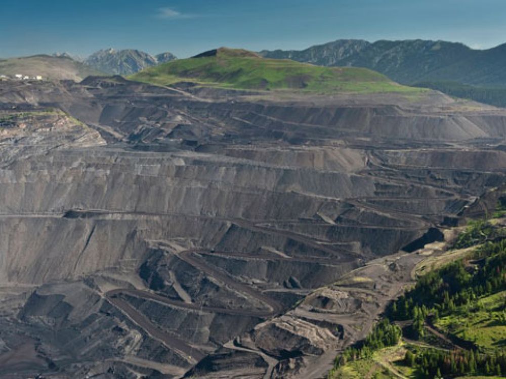 A photo of a mine in British Columbia