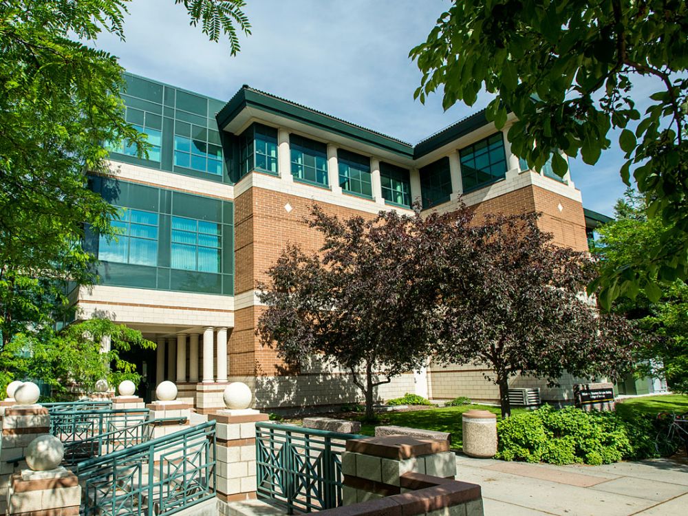 A picture of UM's Gallagher Business Building
