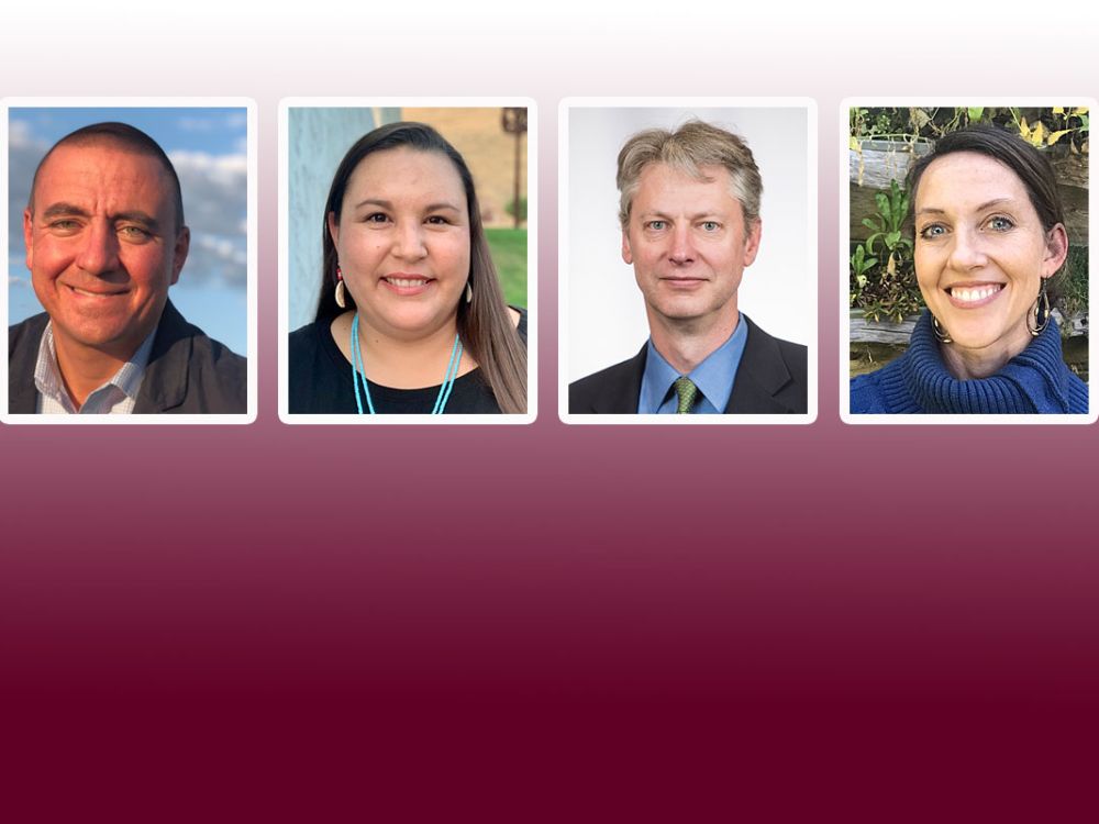 Four photos of MUS Teaching Scholars