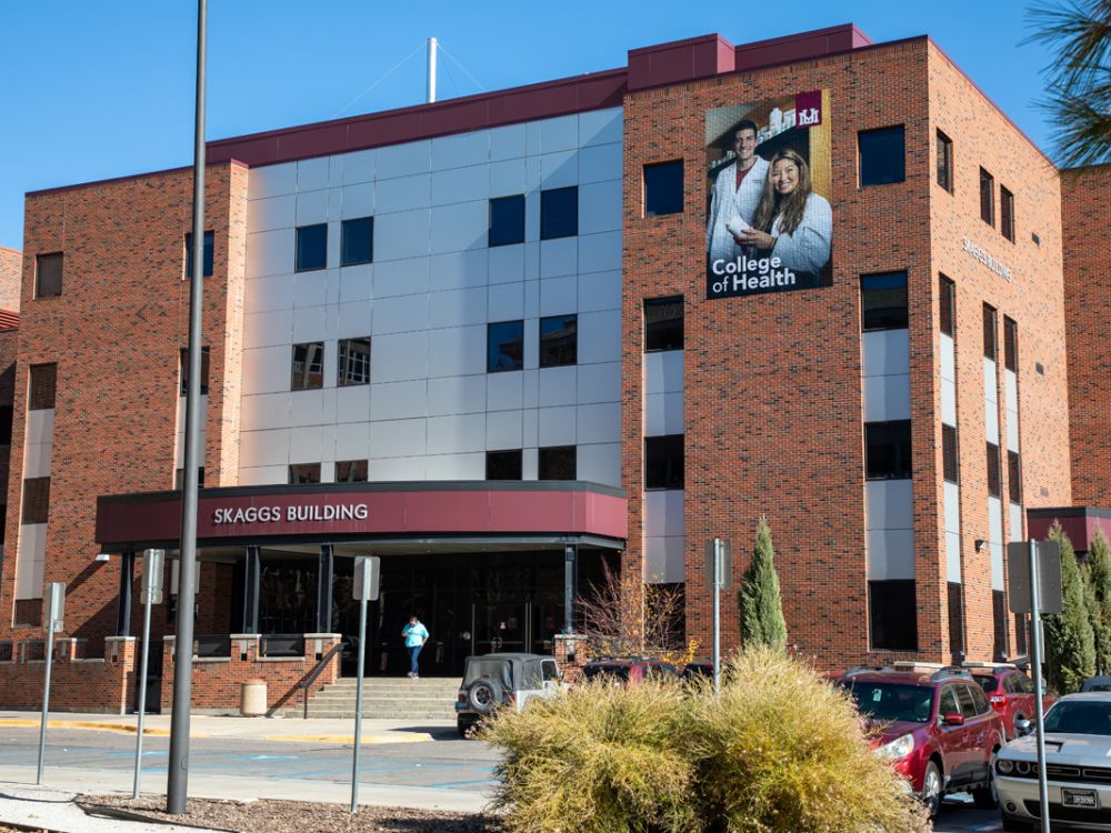 A photo of the UM college of health building