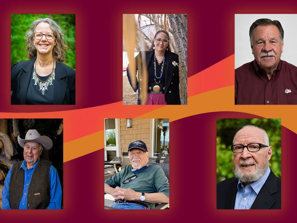 The six Distinguished Alumni Award winners are pictured.