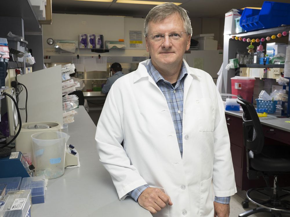 A picture of Jay Evans in his UM lab