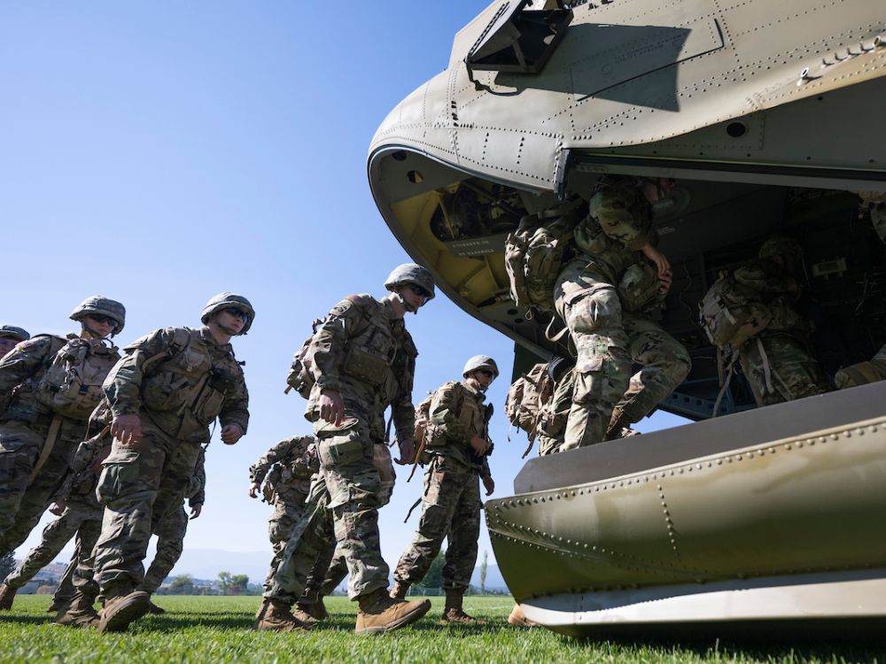 UM Army ROTC students