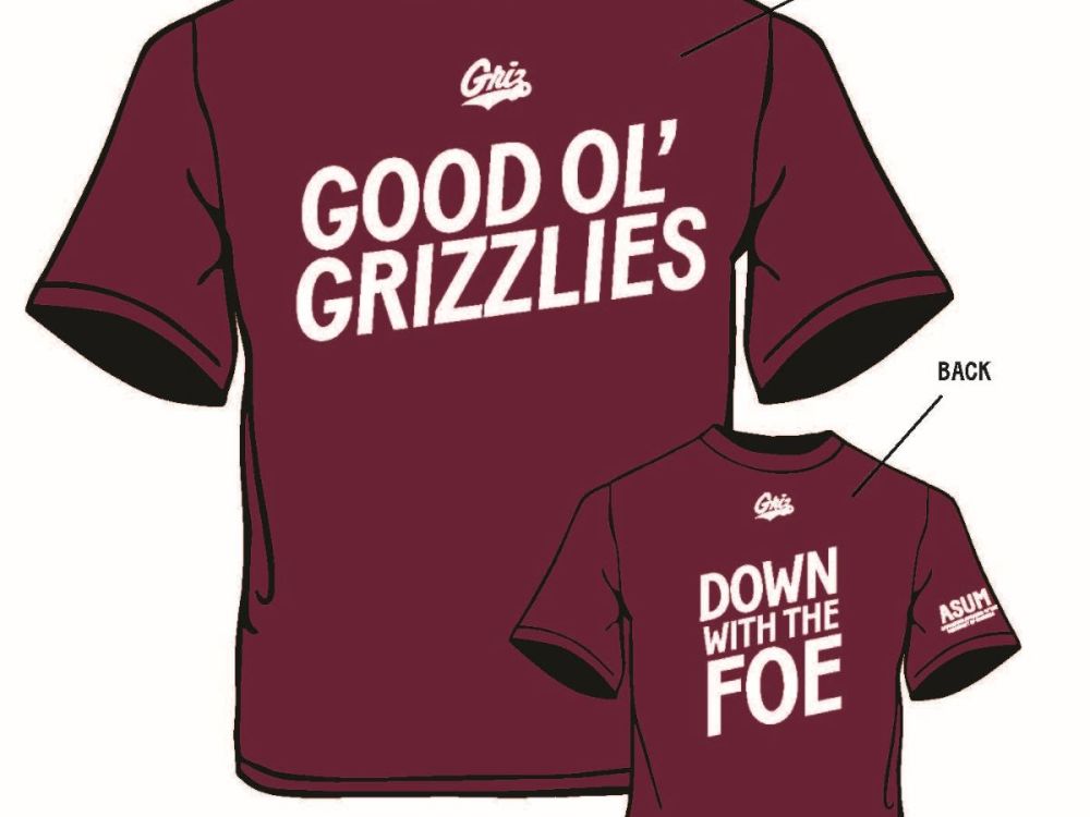 A photo of the ASUM Griz T-Shirt