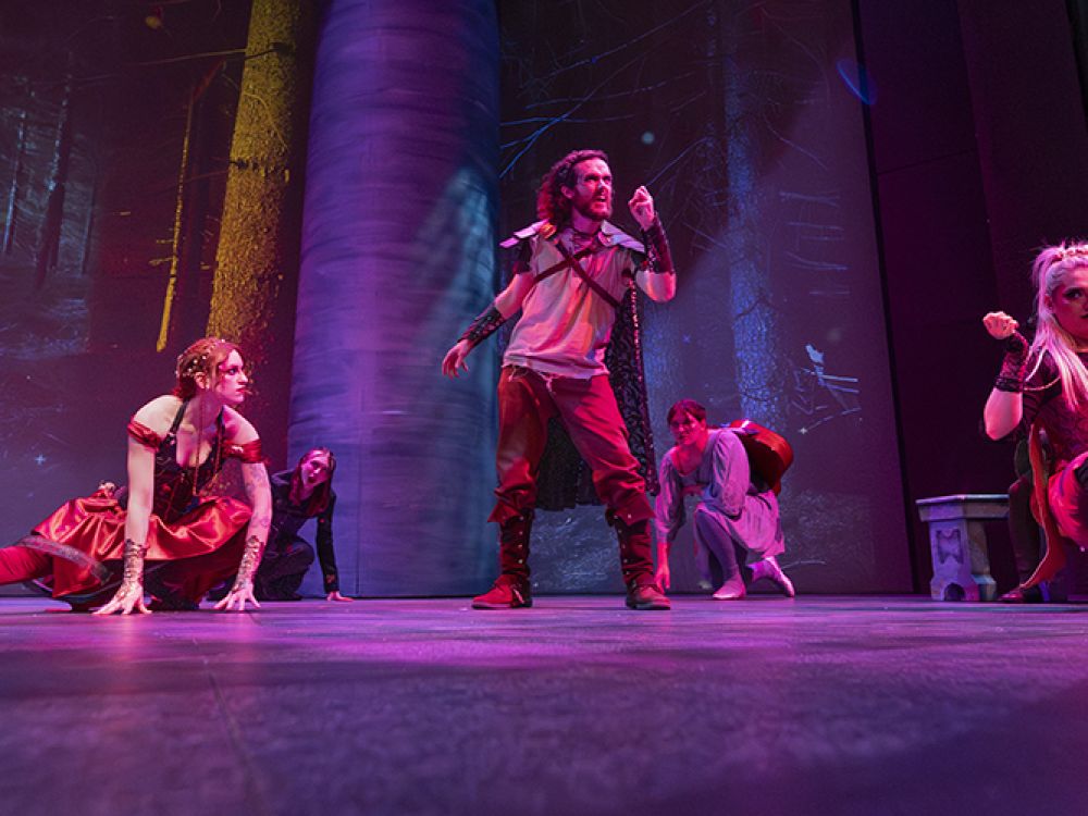 Photo of a production Midsummers Night's Dream