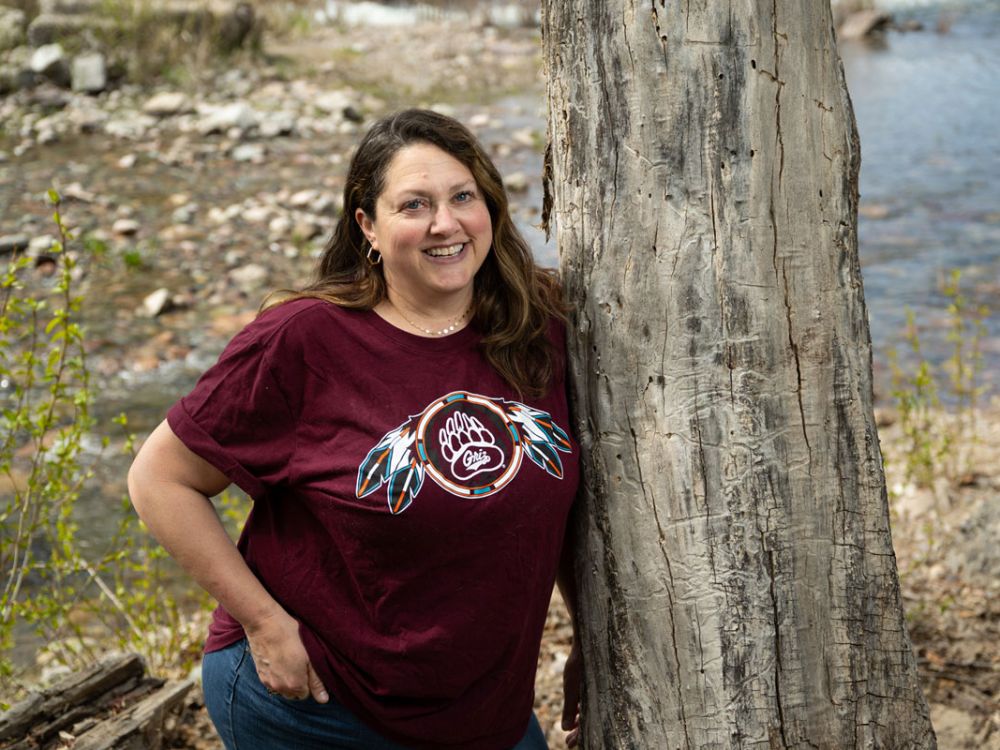 MarraLynn Rodriguez near the Clark Fork River