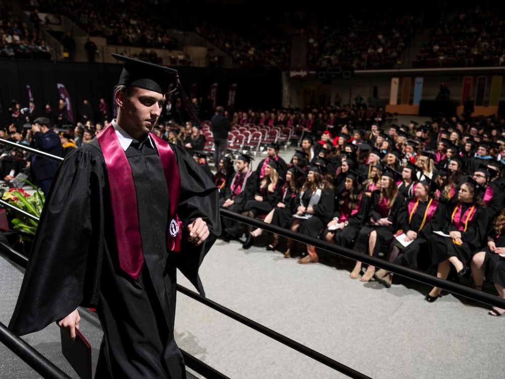 Students attend the 2024 UM Commencement Ceremony