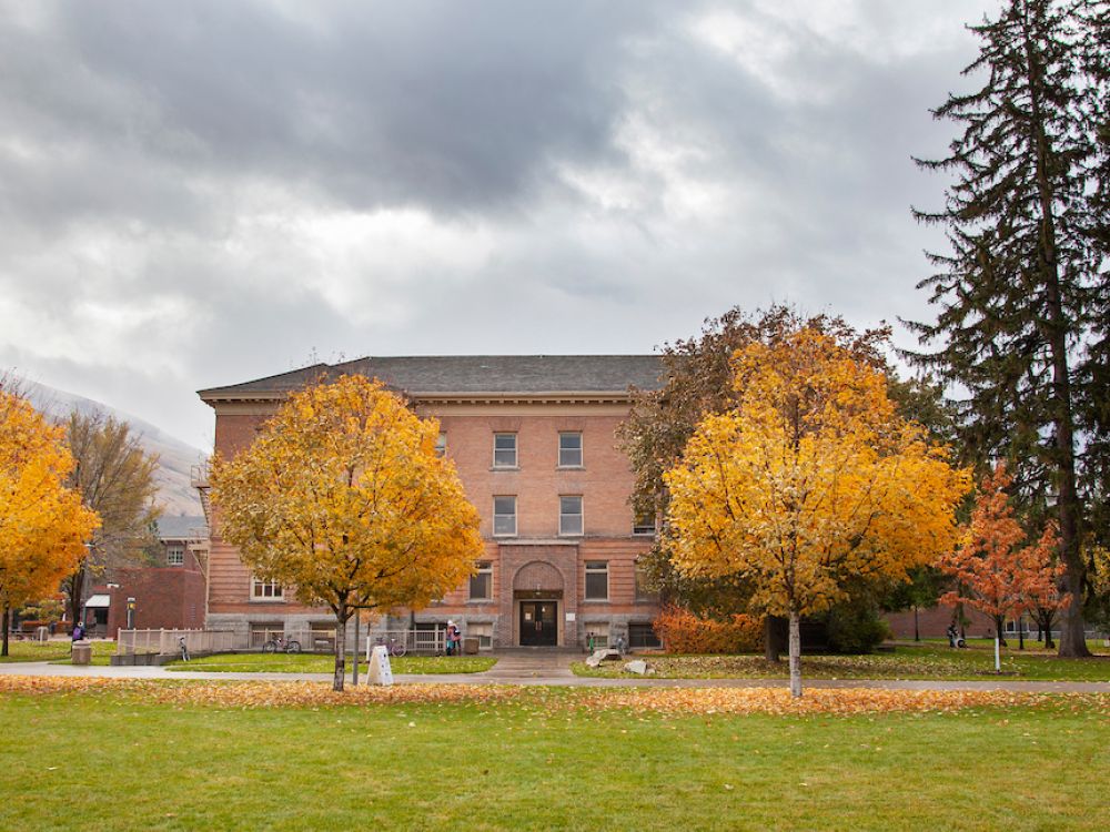 UM's Math Building in fall 