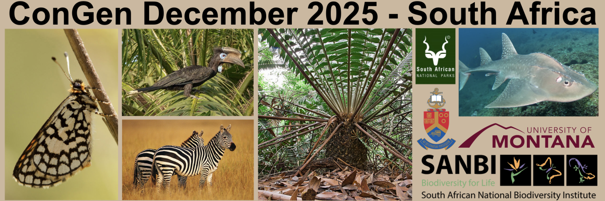 ConGen: Population Genomic Data Analysis Course/Workshop South Africa