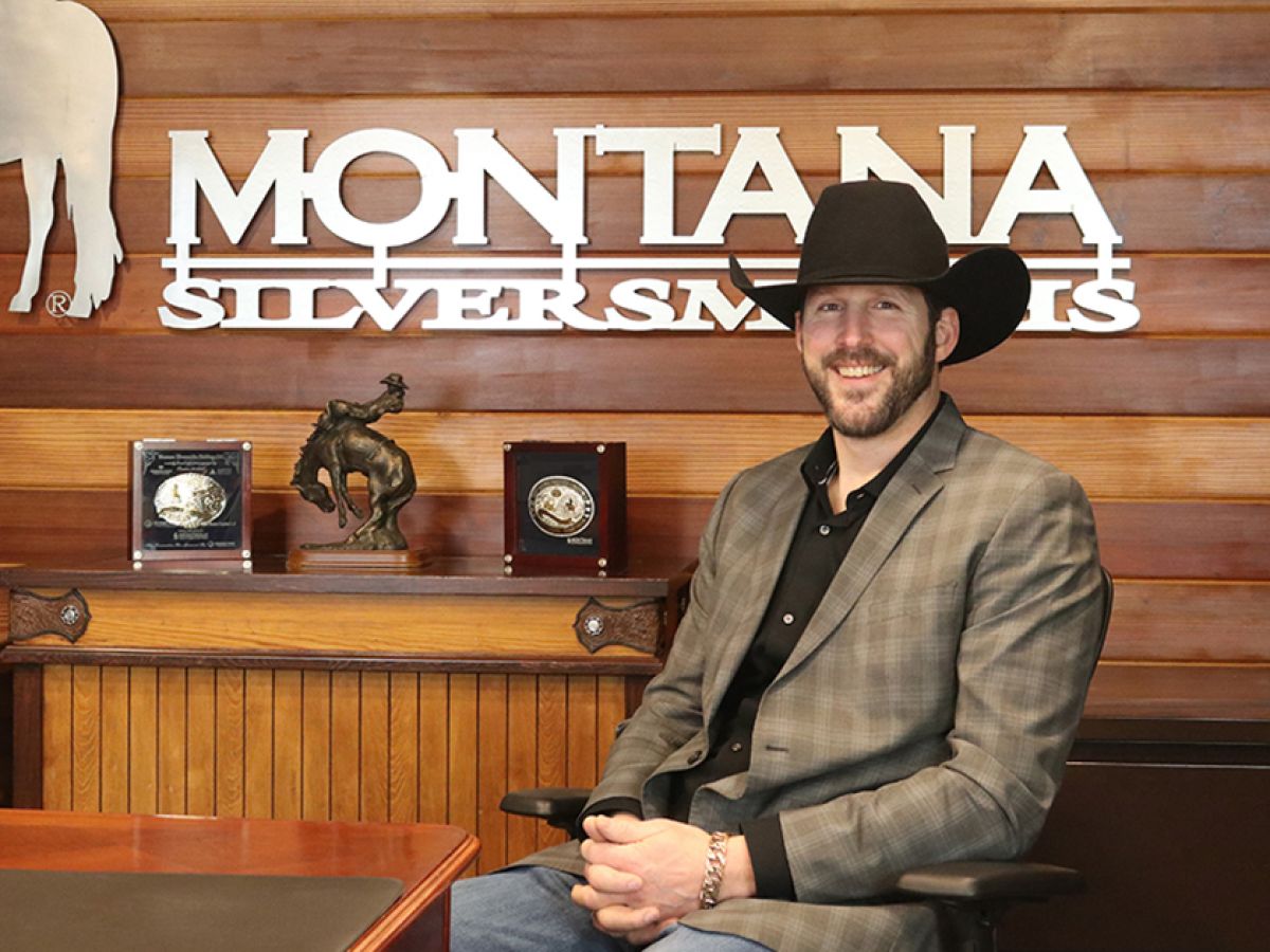 University of Montana MBA candidate Lance Neirby also serves as the CEO of Montana Silversmiths, a Montana-based Western fashion label based in Columbus. Photo courtesy of Montana Silversmiths.