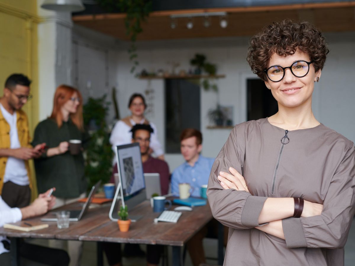 Certified Public Manager depiction of a woman whom is happy with her career.