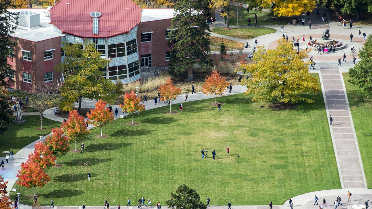 Arial view of PFNAC and southwest quadrant