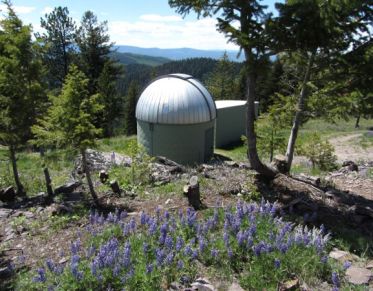 observatory in spring