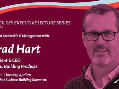 The Gilkey Executive Lecture Series presents Brad Hart, CEO and President of OrePac