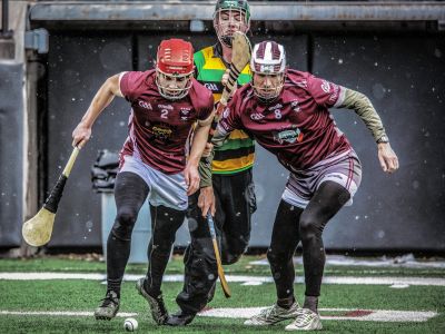 Grizzly Hurling playing a match