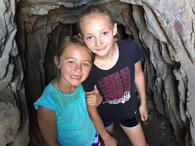  Exploring on a hike
