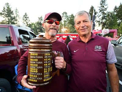 Chuck Maes, a Griz fan, and the Little Brown Stein
