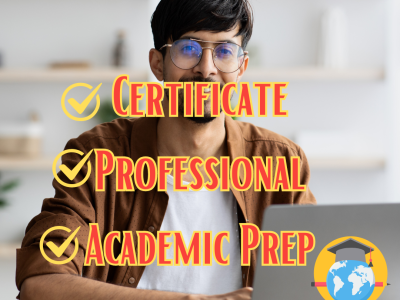 Online Certificate, Professional, Academic Prep Courses