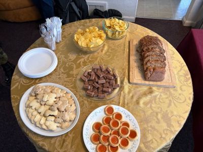 Table of Irish treats and dishes