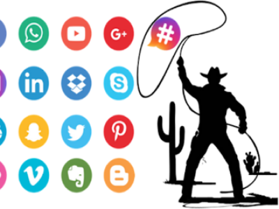 graphic of social media