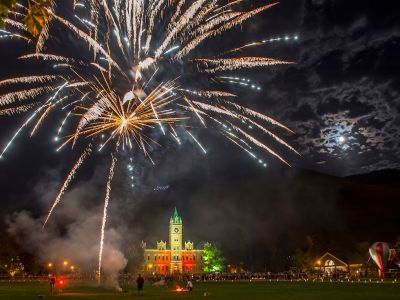 Fireworks over UM campus