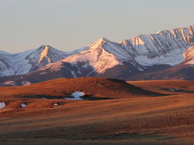 MT mountains in autumn