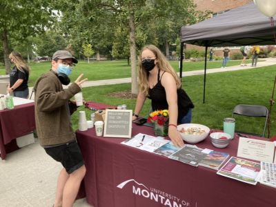 Tabling at the Welcome Feast