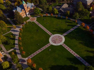 UM Oval in fall