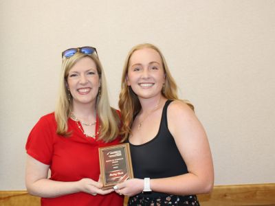 Bailey Cook (pictured) was one of the two Hertler-Stoodley Award Recipients in 2025