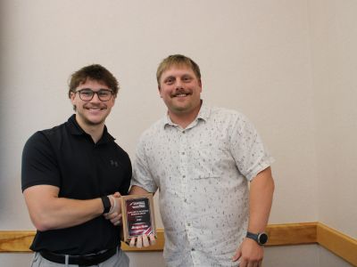 Bridger Hoke (pictured) was the recipient of the Margaret D. Sarsfield Memorial Award (2025)