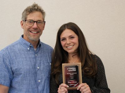 Riley O'Brien was one of two award recipients of IPAT's Walter C. Schwank Award