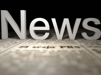 image of the word news