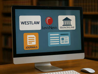 A computer screen with the images of different databases on them.