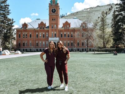 nursing students studying