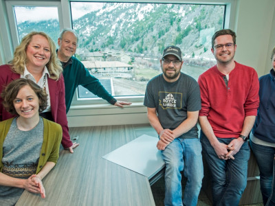 Members of the Montana Osprey Nest project with Dean Shannon O'Brien