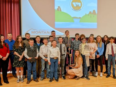 group picture of students who won awards in 2022