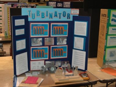 science fair display