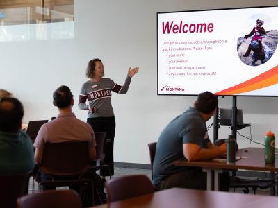 a new employee orientation session