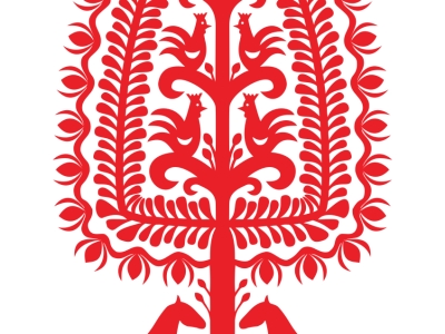 Example of the Polish papercutting