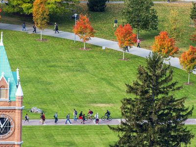 Image of campus above 